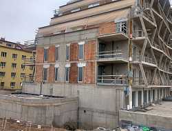 Zdicí práce- BD Allrisk Meridiem Brno